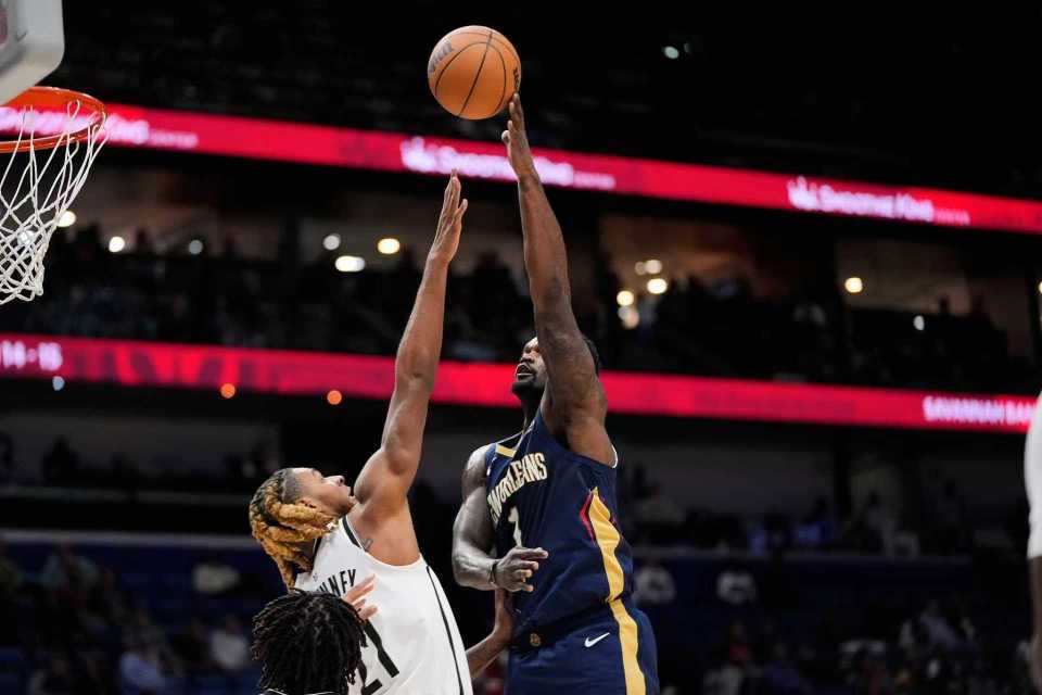 云开体育官网入口-墨菲34+9鹈鹕逆转送篮网5连败 锡安25+6波特20+7丢绝平球